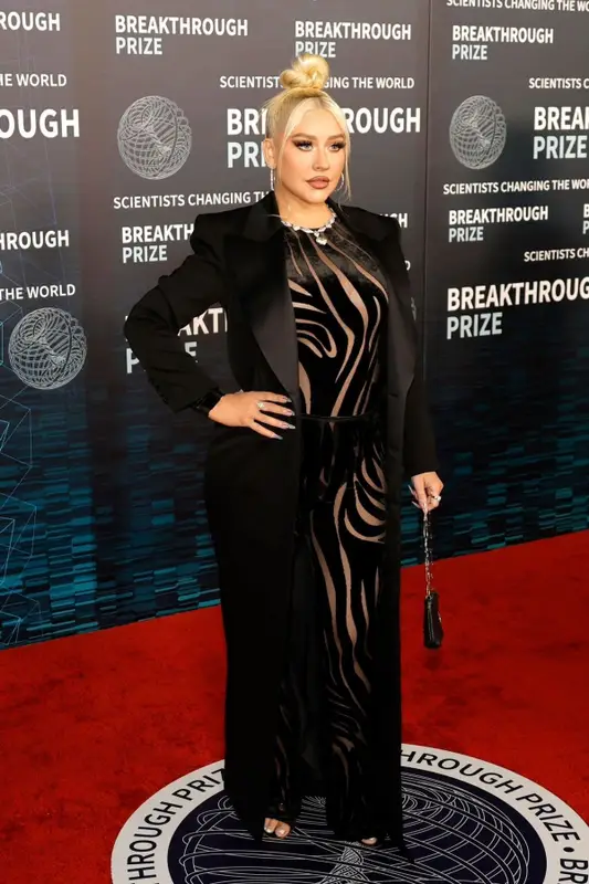 Christina Aguilera outfit in Gianvito Rossi, 2023