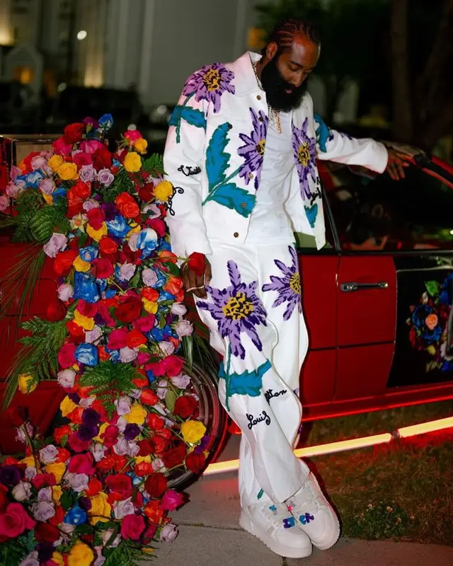 James Harden outfit in Louis Vuitton, 2023