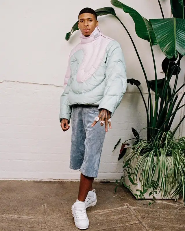 NLE Choppa outfit in Dior and ERL, 2023