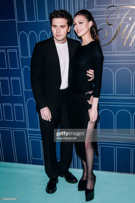 Brooklyn Peltz Beckham outfit in Gianvito Rossi, 2023
