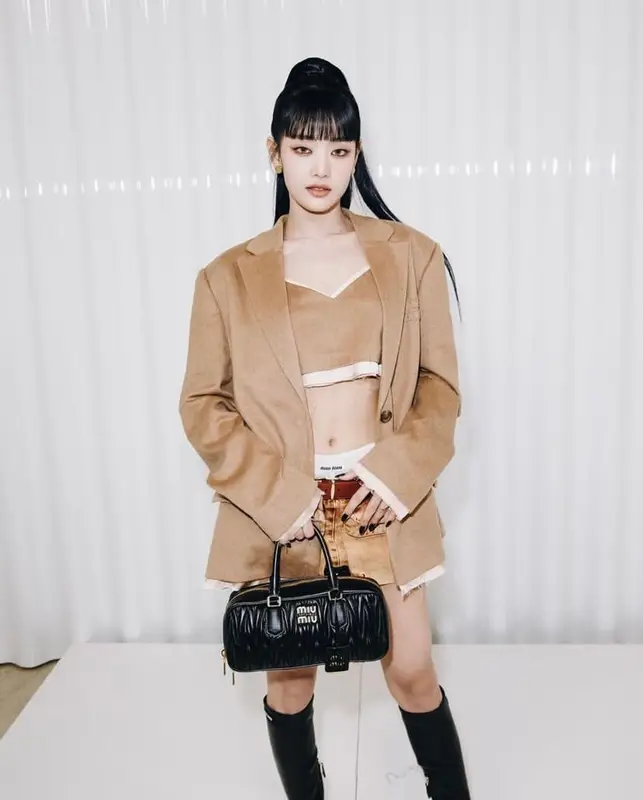 Minnie outfit in Miu Miu, 2023
