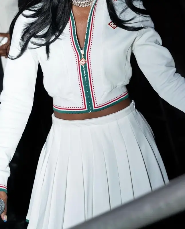 Dess Dior outfit in Casablanca and Bottega Veneta, 2023