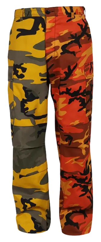 Rothco Two-Tone Orange Camo BDU Pants $50
