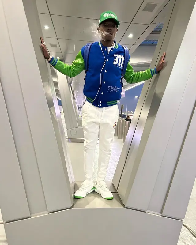 Bobby Shmurda outfit in Gucci, Louis Vuitton, and Soho Youth Club, 2023