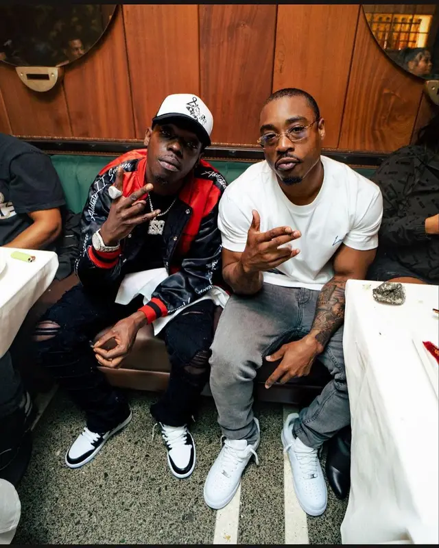 Bobby Shmurda outfit in Ksubi, Nike, and Original.se, 2023