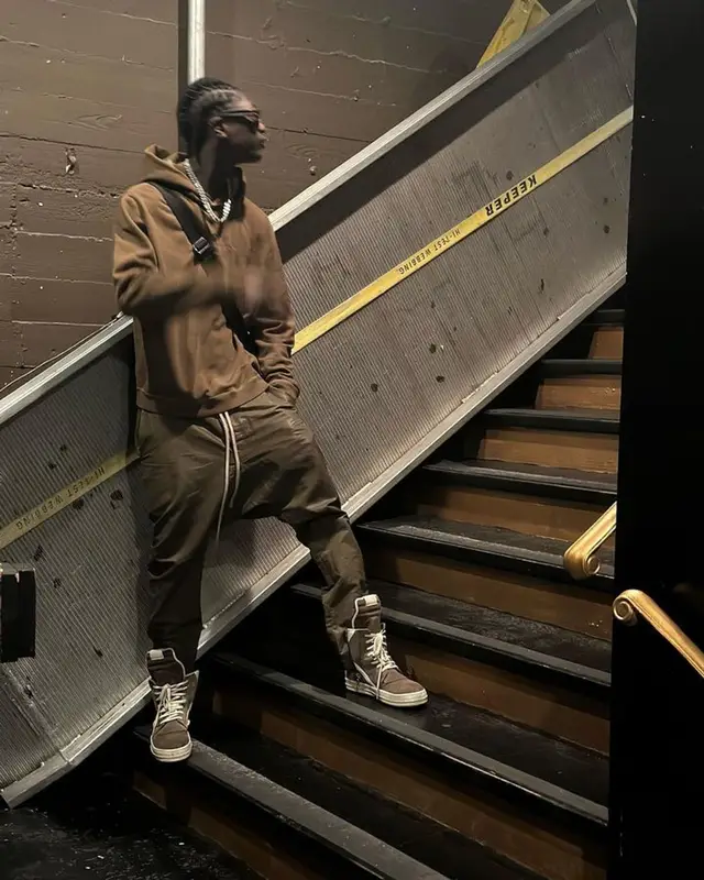 Jnr Choi outfit in Maison Margiela and Louis Vuitton, 2023