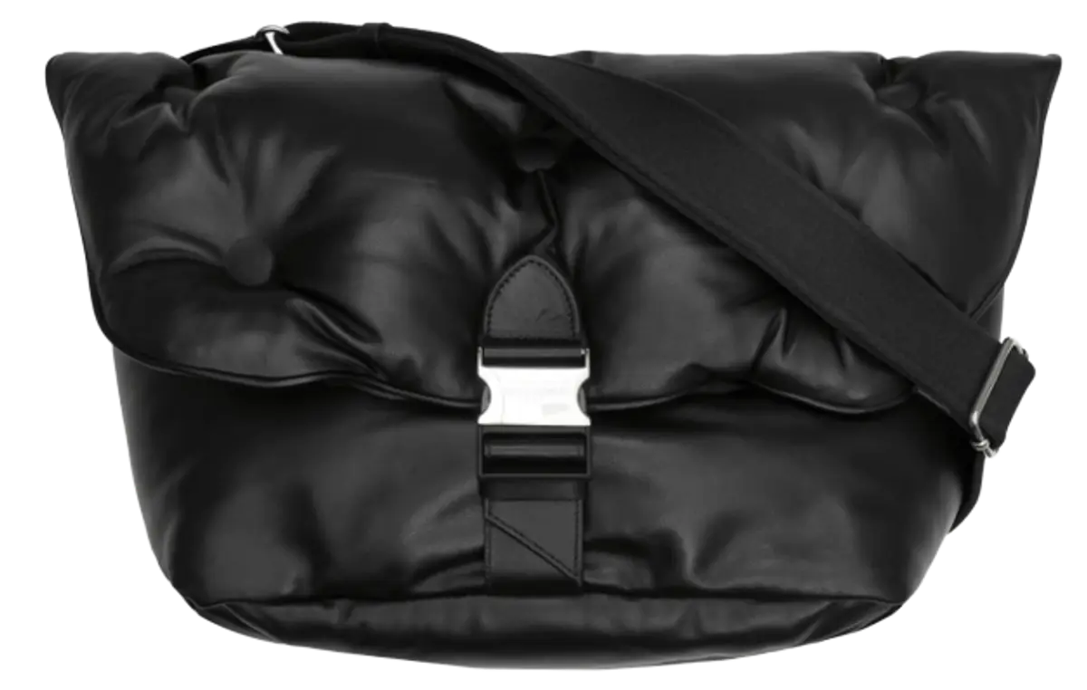 Maison Margiela Black Glam Slam Cycle Messenger Bag $1665