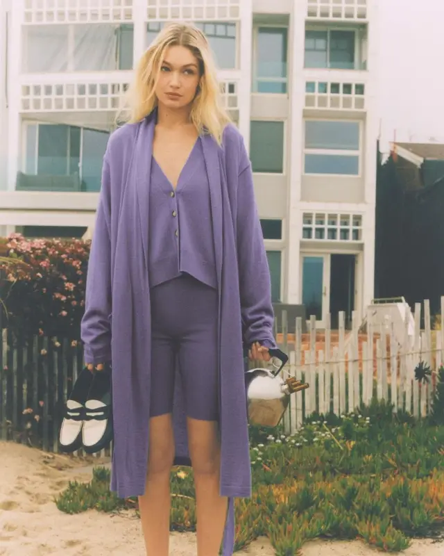 Gigi Hadid outfit in Guest In Residence, 2023