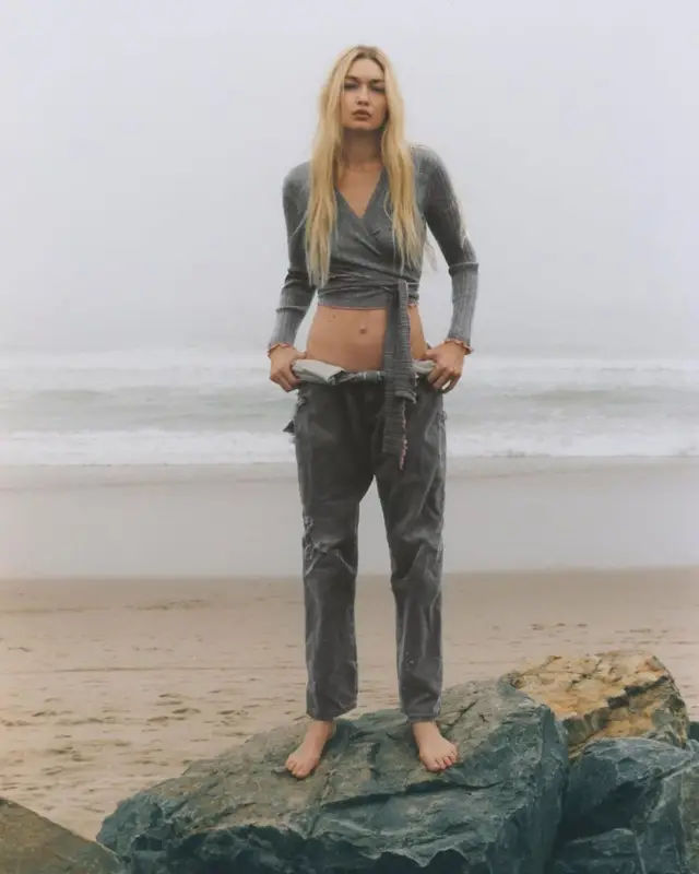 Gigi Hadid outfit in Guest In Residence, 2023