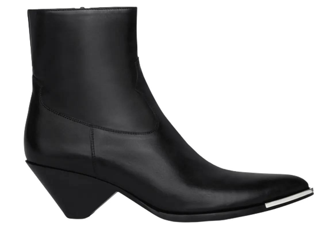 Celine Black Zipped Conique Boots $1350