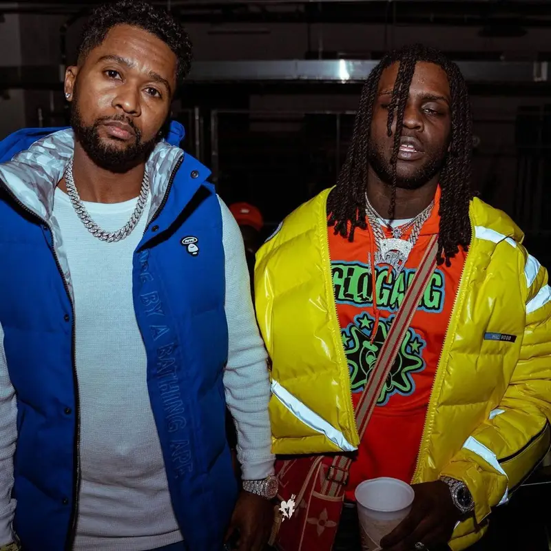Chief Keef outfit in Undercover, Amiri, and Jordan, 2019