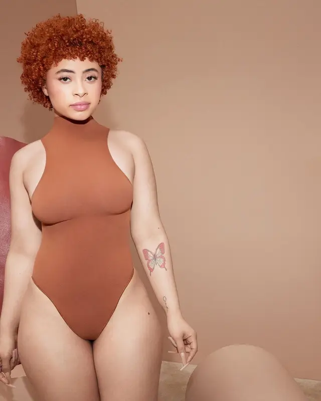 Ice Spice outfit in Skims, 2023