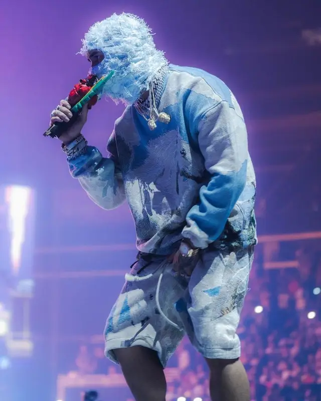 Anuel AA outfit in Amiri, 2023
