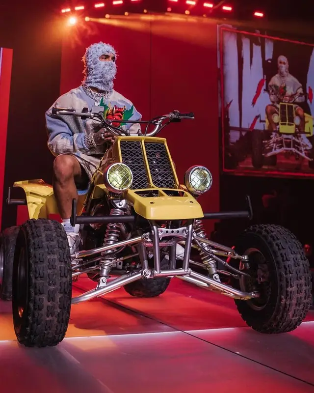 Anuel AA outfit in Amiri, 2023