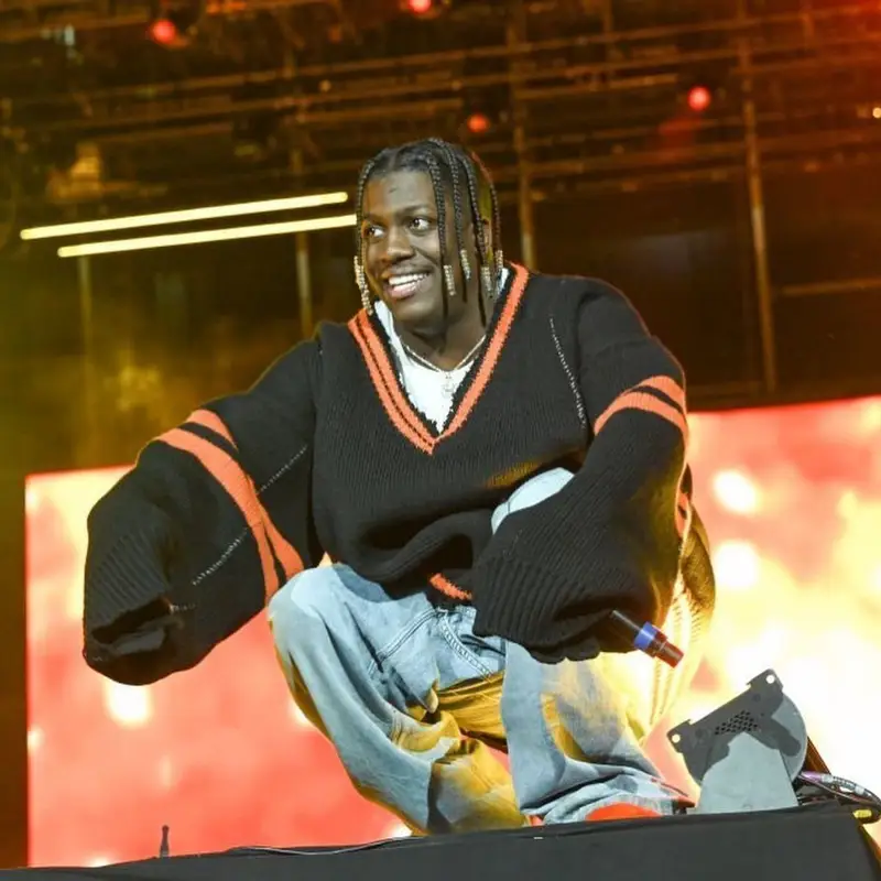 Lil Yachty outfit in Raf Simons, Acne Studios, and Balenciaga, 2021