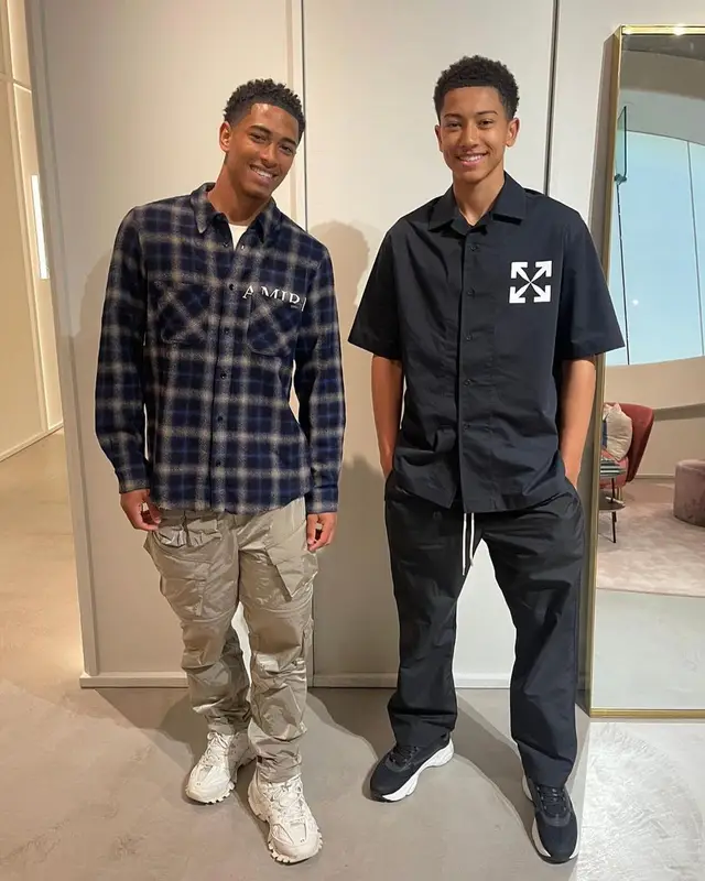 Jude Bellingham outfit in Amiri, Kith, and Balenciaga, 2022