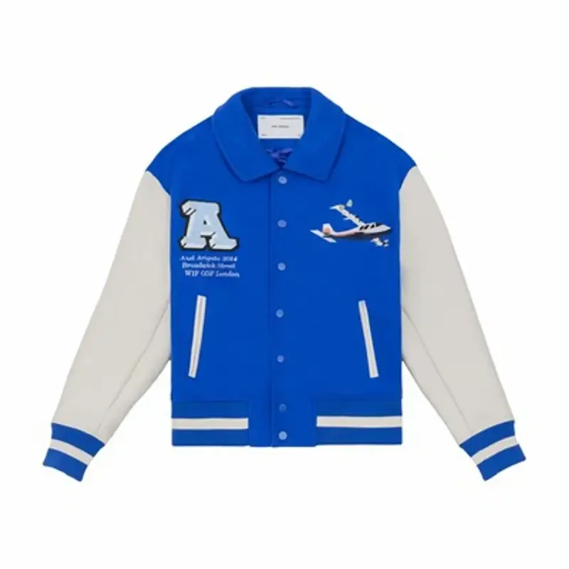 Axel Arigato Mayday Blue Bomber Jacket $375