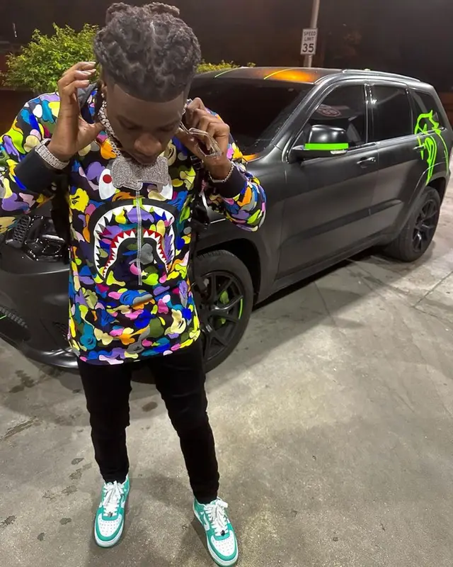 SleazyWorld Go outfit in Bape and Amiri, 2023