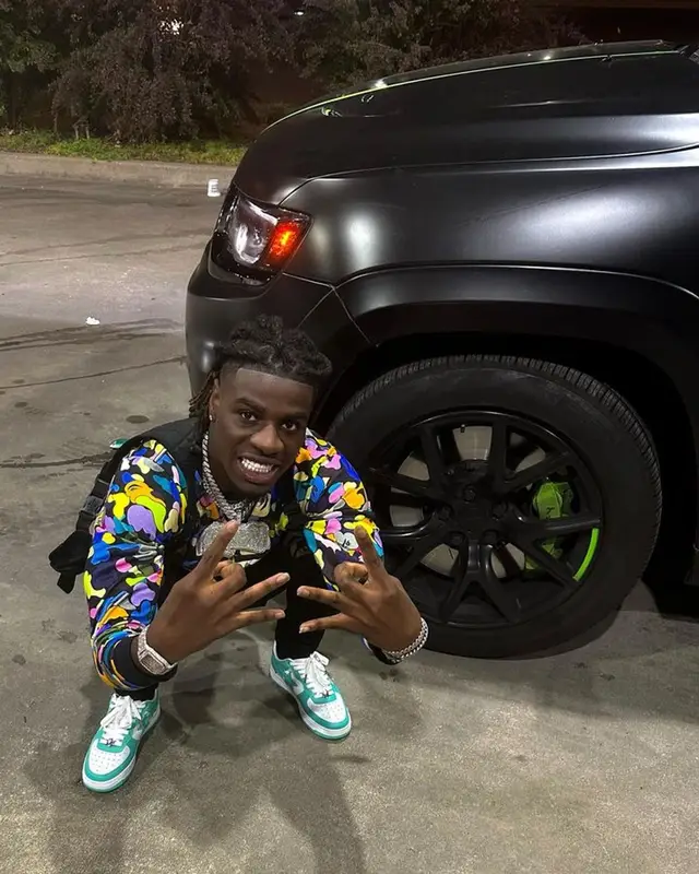SleazyWorld Go outfit in Bape and Amiri, 2023