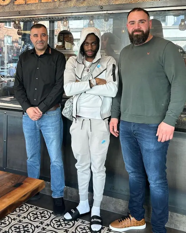 Russ Millions outfit in Nike, Dior, and Kick Game, 2023