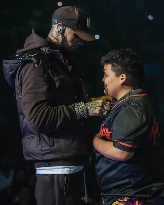 Anuel AA outfit in Amiri, 2023
