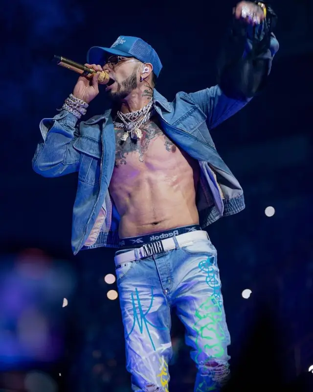 Anuel AA outfit in Amiri, 2023