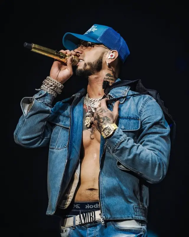 Anuel AA outfit in Amiri, 2023