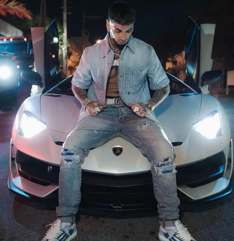 Anuel AA outfit in Amiri, 2023