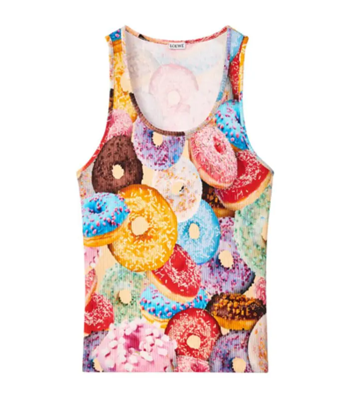 Loewe Doughnut Print Tank Top $380