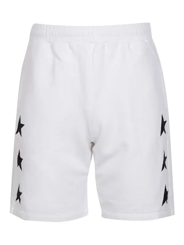 Golden Goose Cotton sports shorts with stars $254