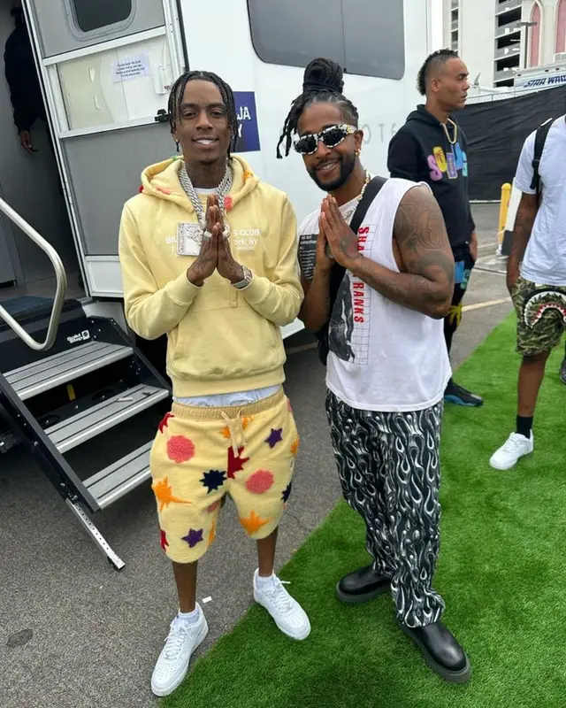 Soulja Boy outfit in Billionaire Boys Club and Nike, 2023