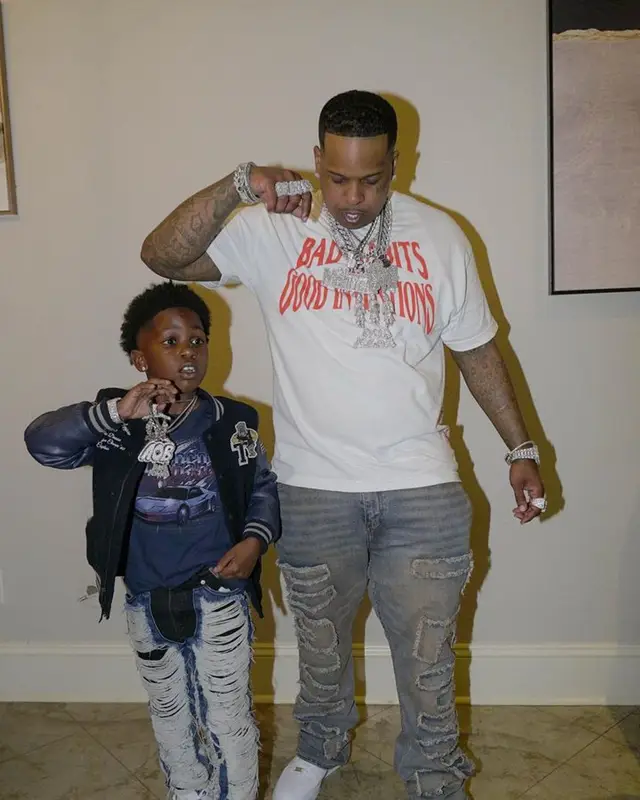 Finesse2tymes outfit in Vlone, Homme + Femme, and Nav Merch, 2023
