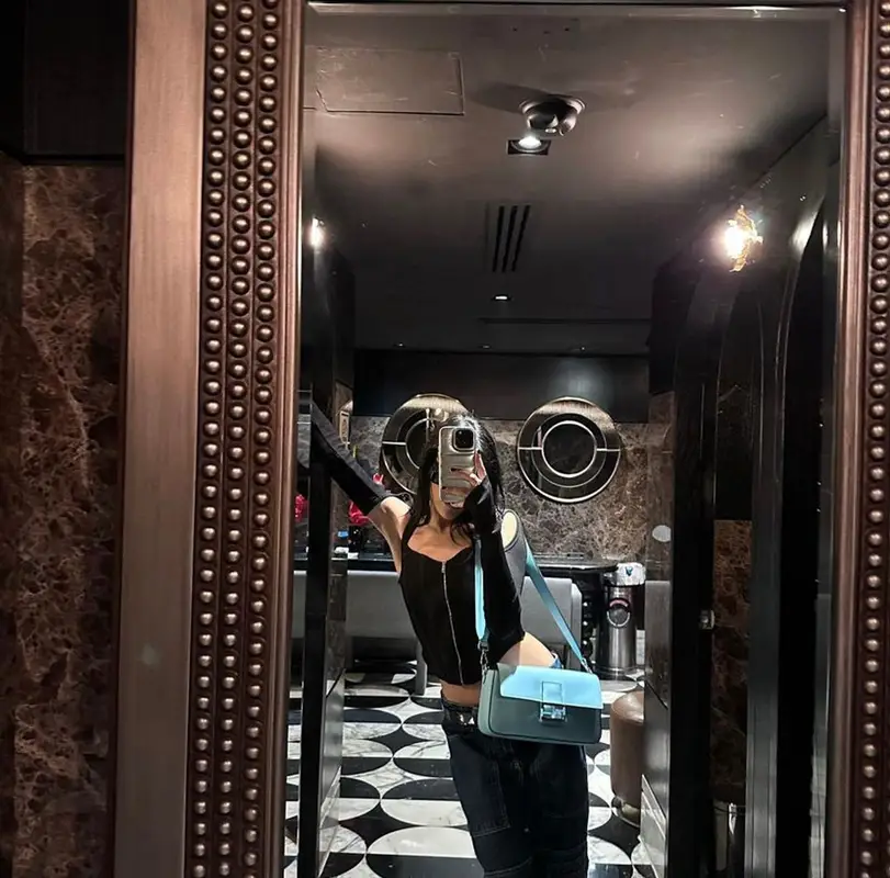 Danna Paola outfit in Dion Lee, Fendi, and Rick Owens, 2023