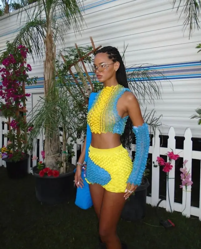 Juliana Nalu outfit in Chet Lo and A BETTER FEELING, 2023
