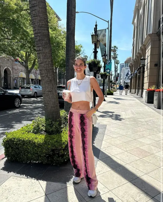 Sara Sampaio outfit in Barrie, New Balance, and Chanel, 2023
