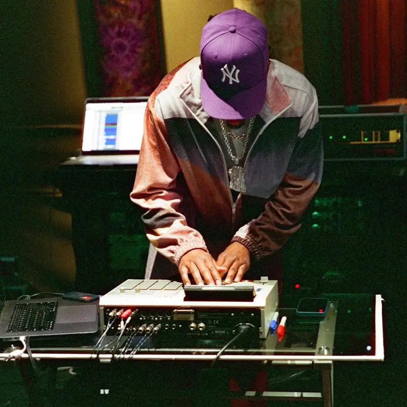 Metro Boomin outfit in Supreme and New Era, 2023