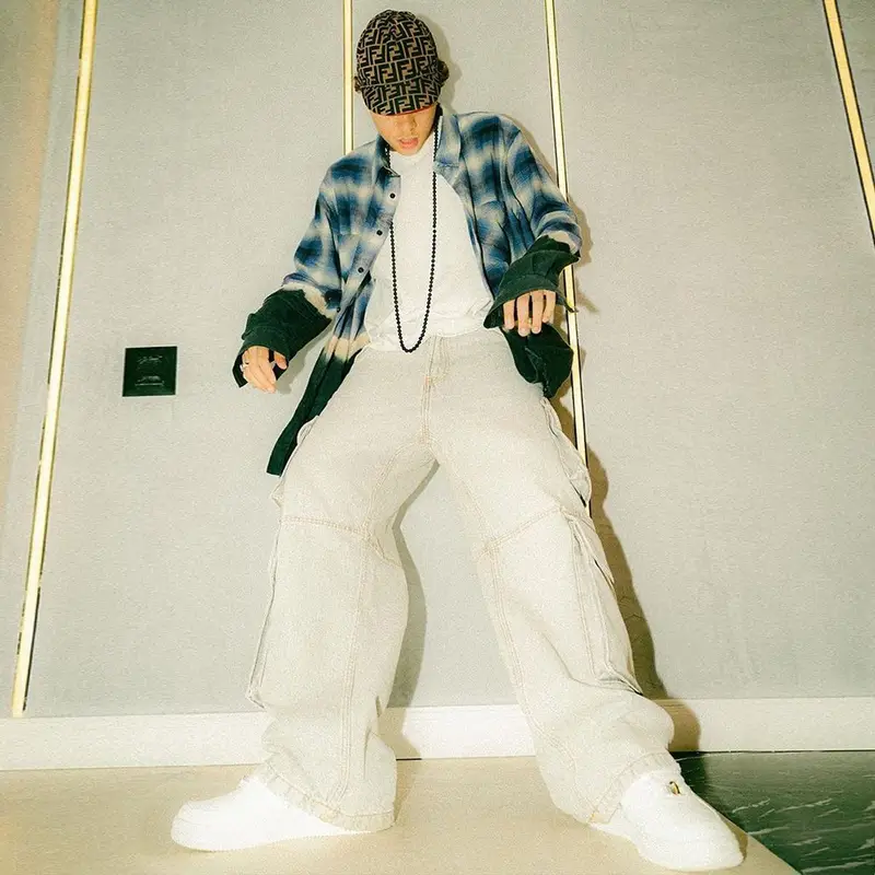 Teto outfit in Amiri, Zara, and Fendi, 2023