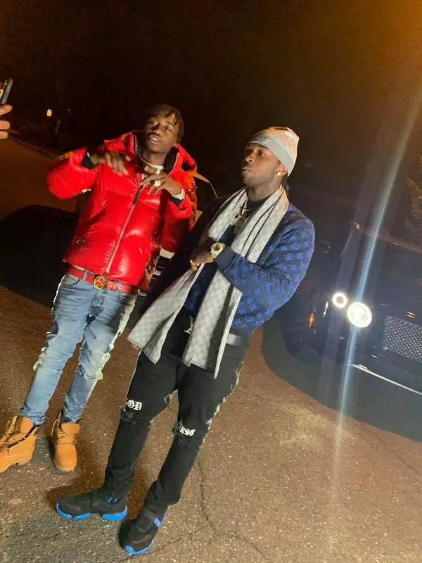 Lil Tjay outfit in Moncler, Amiri, and Gucci, 2019