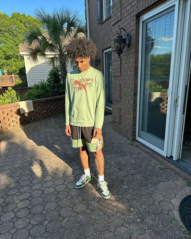 Mikey outfit in Puma, Bape, and Childhood Dreams, 2023