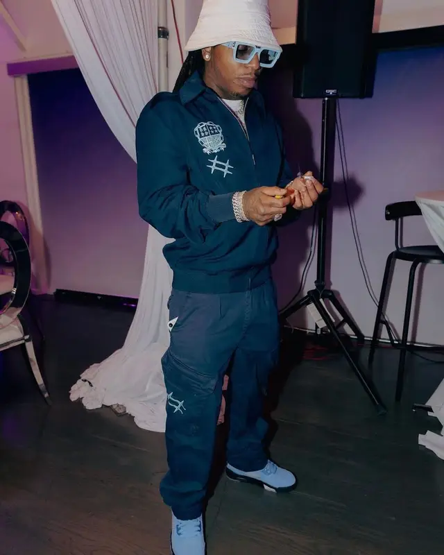 Jacquees outfit in Lucid FC, 2023