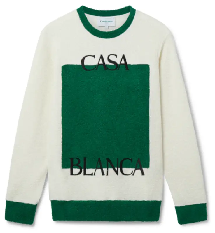Casablanca Square Logo Terry Jumper $564