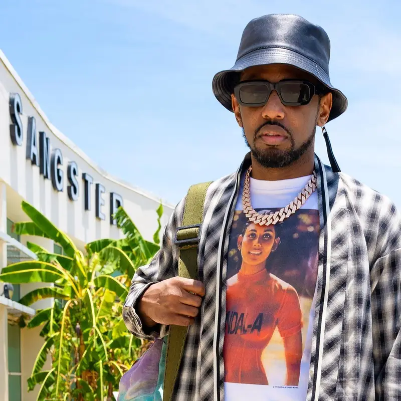 Fabolous outfit in Gallery Dept., Retrosuperfuture, and Loewe, 2023