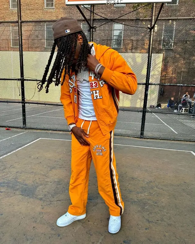 SleazyWorld Go outfit in Supreme and Nike, 2023