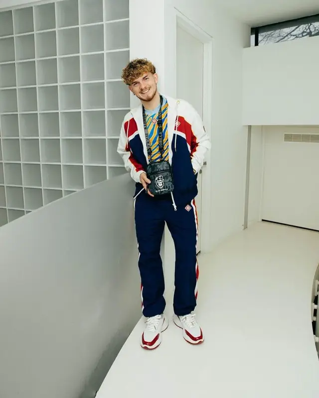 Harvey Elliott outfit in Casablanca and Slick Gorilla, 2023