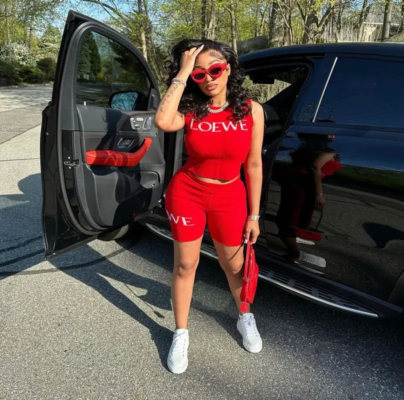 Ella Rodriguez outfit in Prada and Loewe, 2023