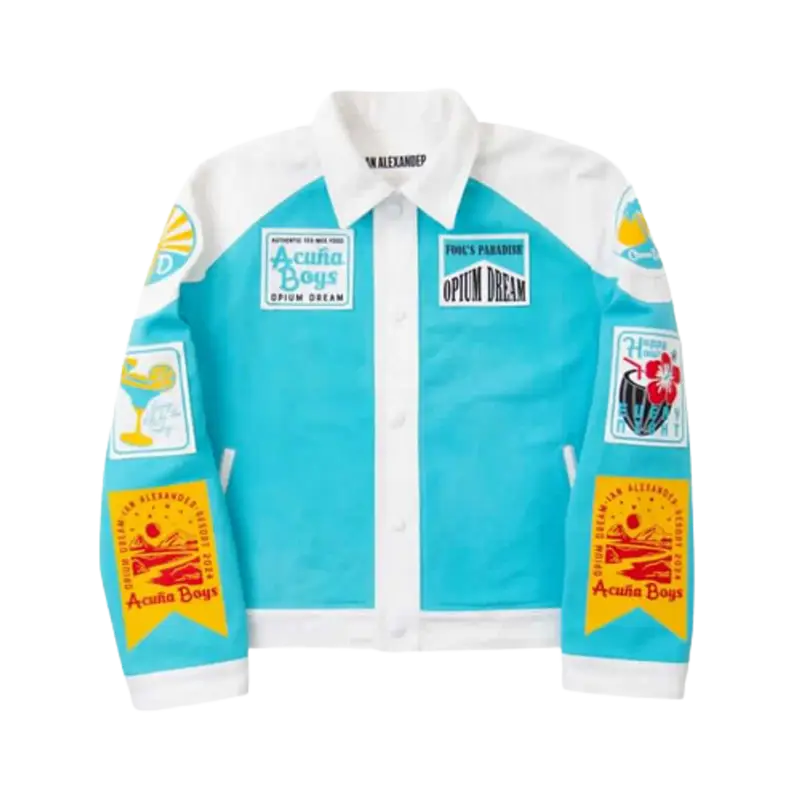 Ian Alexander White Blue Jacket $1200
