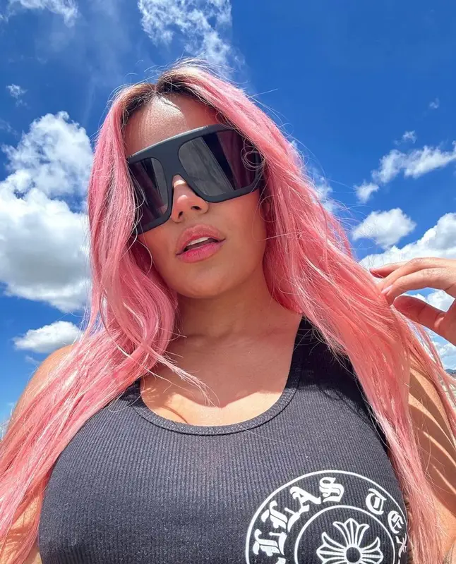 Karol G outfit in Rick Owens and Off-White, 2023