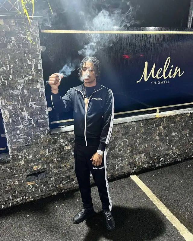 BandoKay outfit in Palm Angels, Supreme, and Nike, 2023