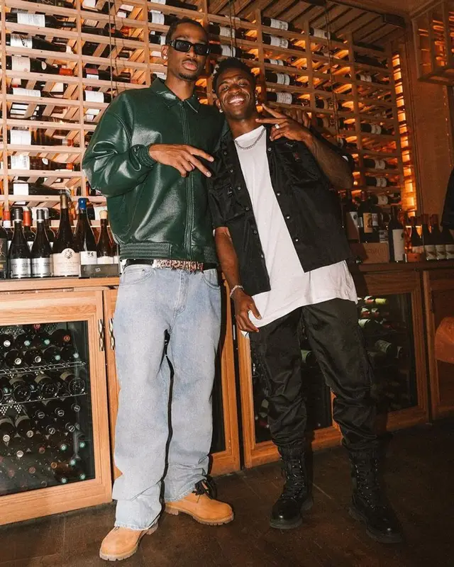 Vinicius Jr outfit in Prada, 2023