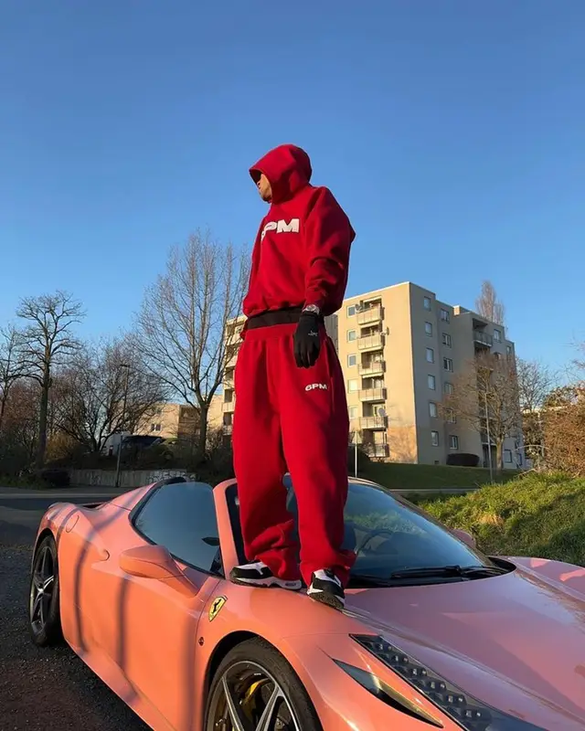 Achraf Hakimi outfit in Nike, Comme Des Garcons, and Arc'teryx, 2023